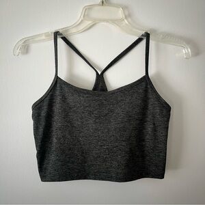 Aerie Offline Recharge Crop Tank Top Small Green Space Dye